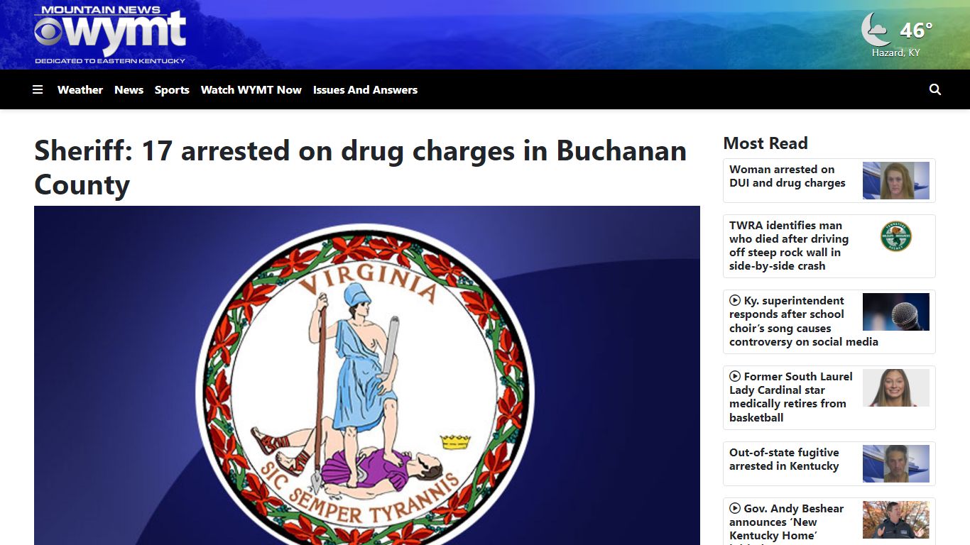 Sheriff: 17 arrested on drug charges in Buchanan County - WYMT